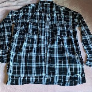 A&F plaid shirt